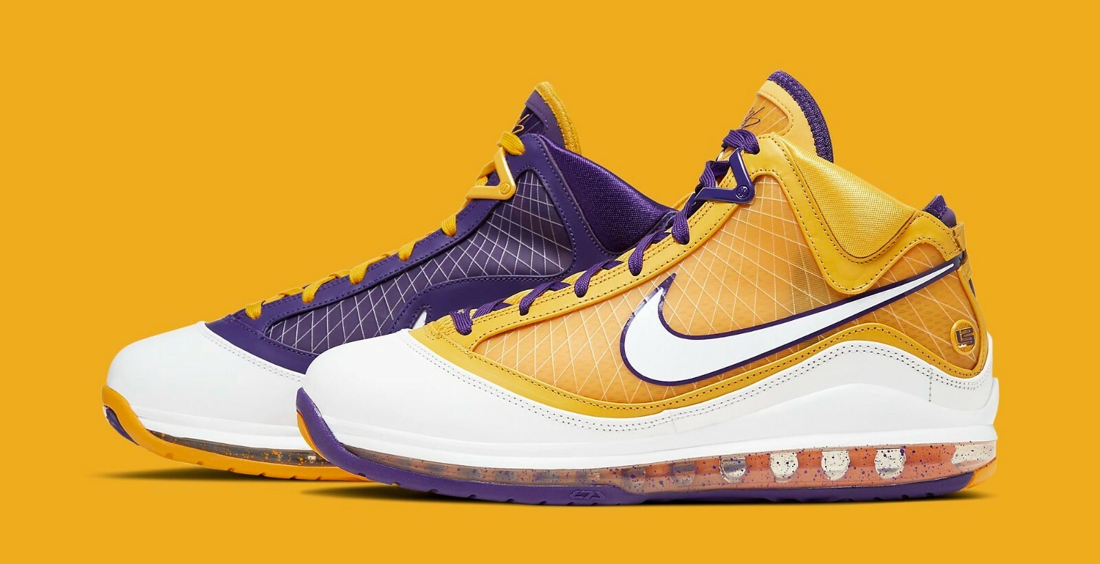 lebron 7 purple and gold